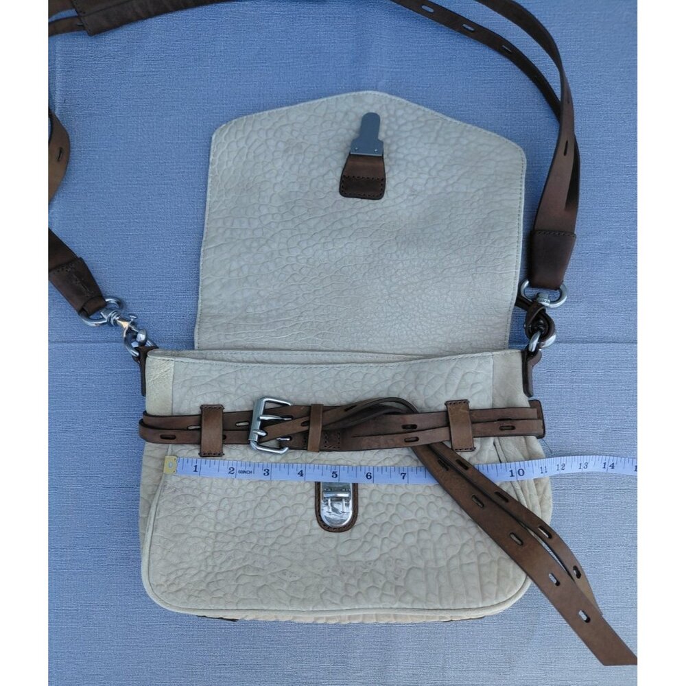 Gryson Ellie Messenger Bag Leather Satchel Belted Buckle Saddle Bag Western Boho - Picture 11 of 14